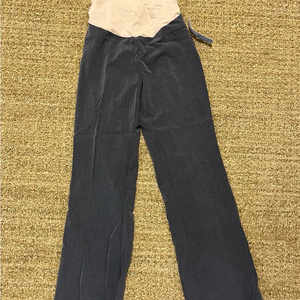 NWT Motherhood Dark Gray Maternity Trouser Pants